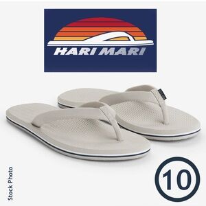 Hari Mari Dunes Waterproof Boat Safe Flip Flops in Cloud (10)